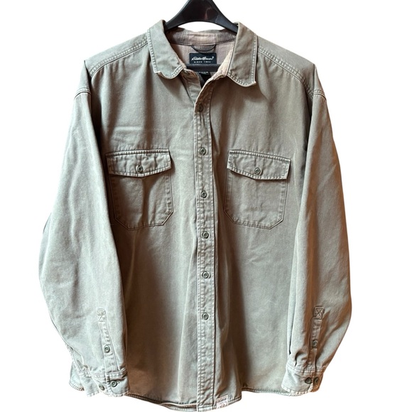 Eddie Bauer Other - Vintage Eddie Bauer Men's Field Tested Expedition Ready Brush Popper Shirt 3XL